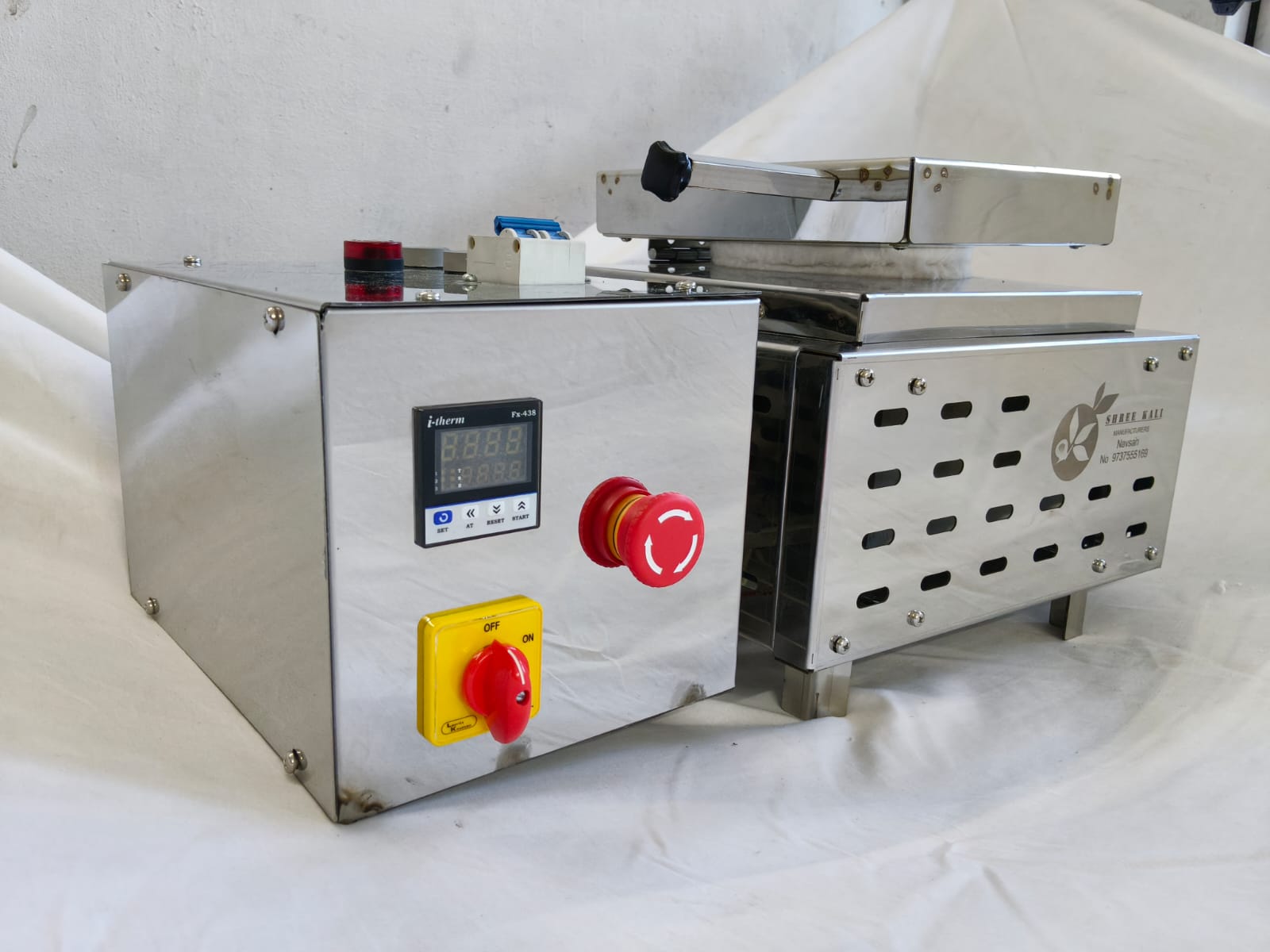Shree Kali furnace close front angle with control box