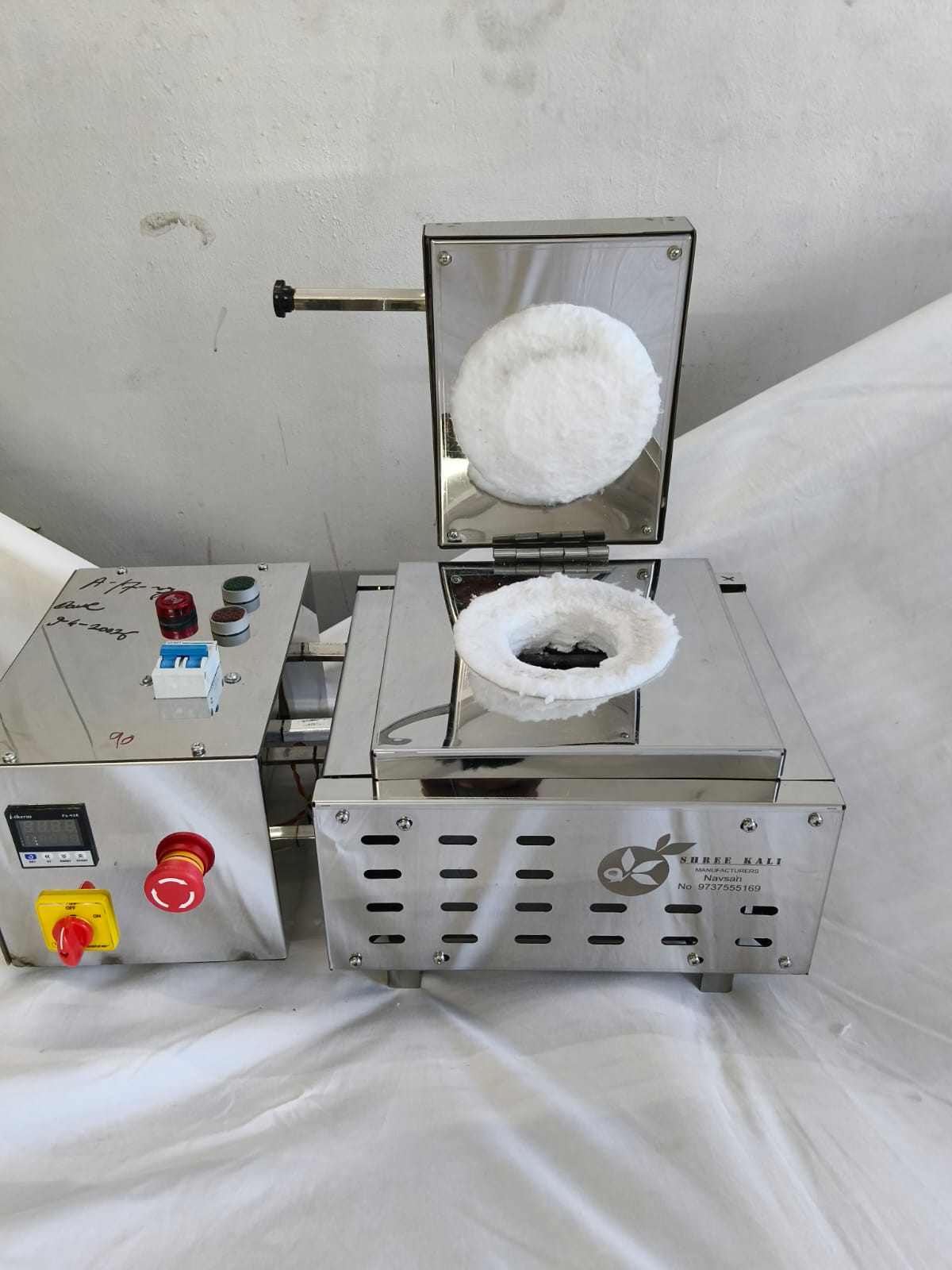 Shree Kali furnace open lid with insulation ring